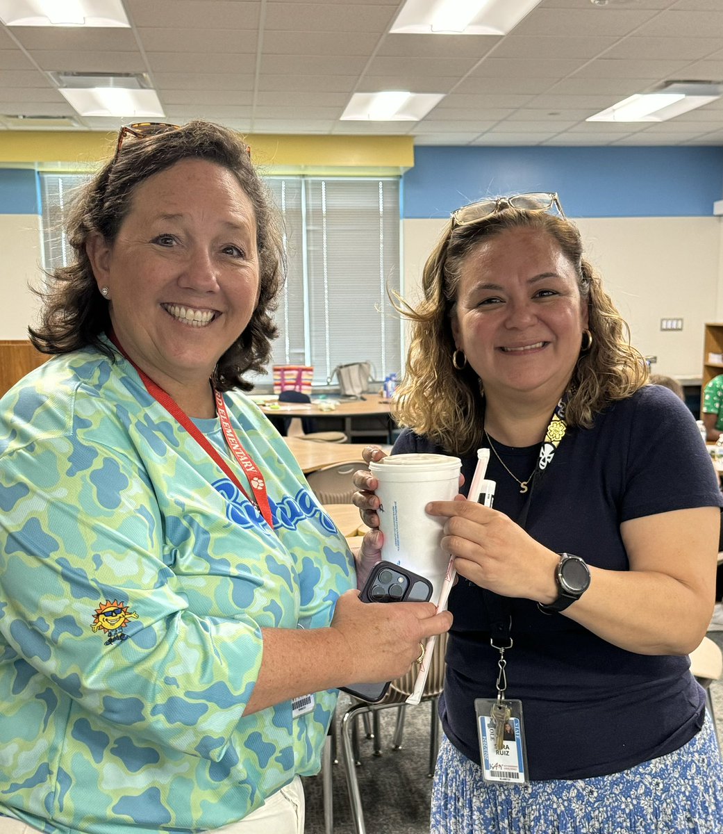 Last day of math summer learning calls for teacher treats!  Big smiles when you ask our awesome crew to text their Sonic order.  Happy summer!!!! <a href="/OLE_Leopards/">Leonard Elementary</a>