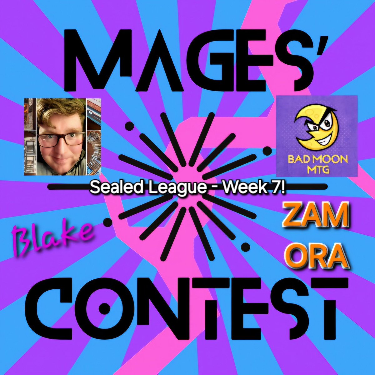 TONIGHT! (In 40 mins!)

Week 7 of Sealed #EDH with <a href="/BadMoonMTG/">Bad Moon Over The Wasteland</a>, Zamora, Blake &amp; <a href="/ColinOClock/">Colin O'Clock 🔜 #MCChicago 🧙💥</a>!

Only two weeks left until we have a Champion! There have been some 🔥 packs added as everyone tries to get their pending achievements!

830 pm central on
Twitch.tv/magescontest