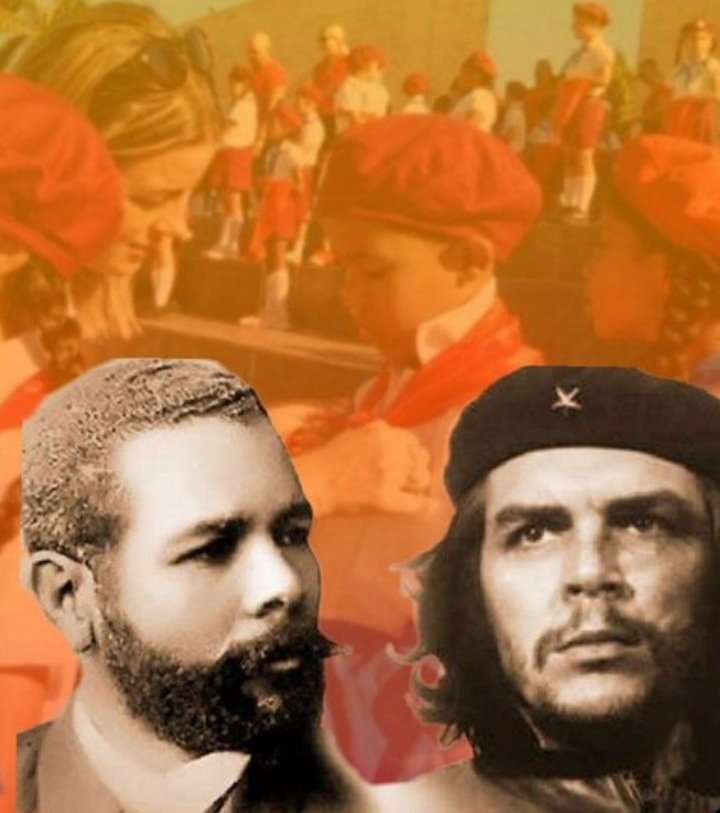 QuiusmanyC's tweet photo. El 14 de junio nacieron dos gigantes de nuestra historia,nos corresponde a las nuevas generaciones seguir su legado. https://t.co/2FVU3jhiCx