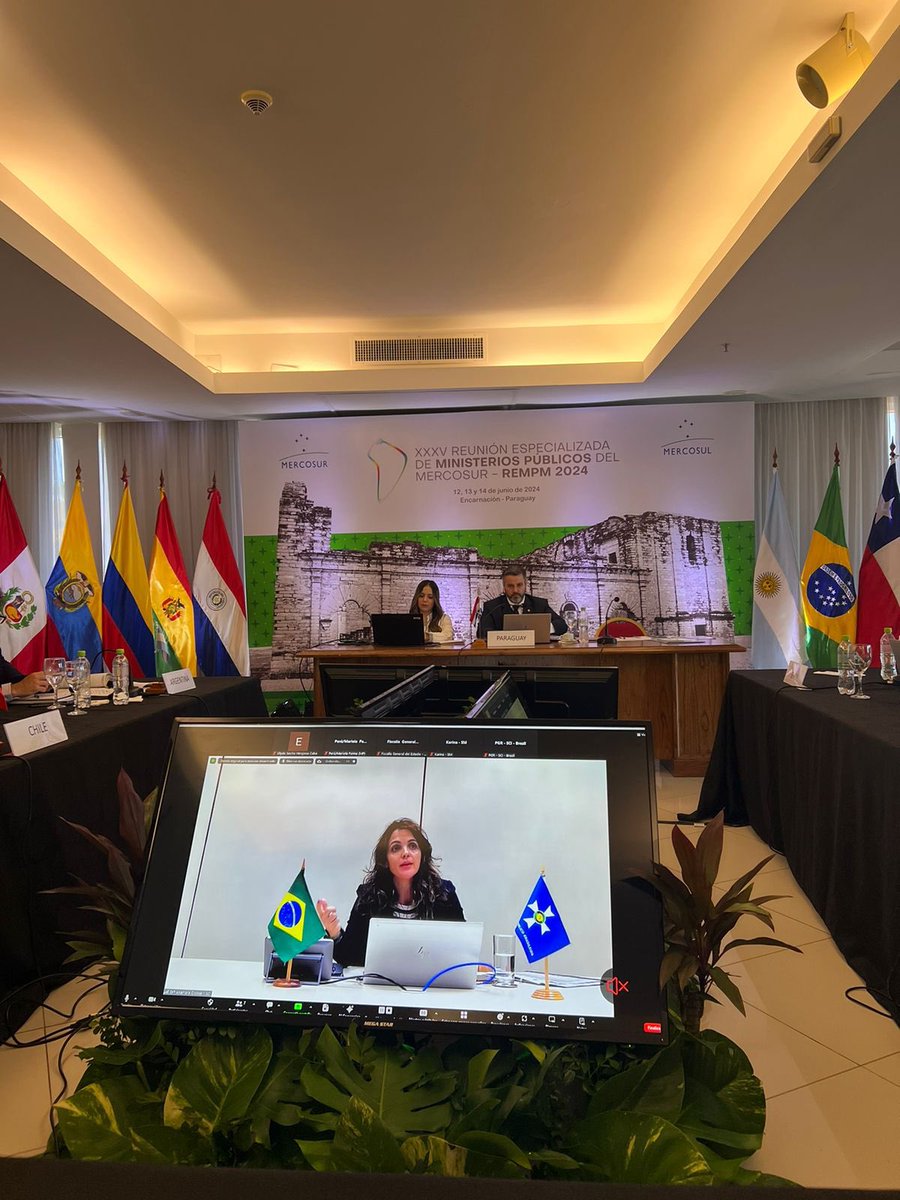 REMPM_Oficial's tweet photo. AYER‼️ se dio inicio a la Reunión de la Comisión Técnica de la XXXV #REMPM con la presencia de los delegados de las Unidades de Cooperación de los Ministerios Públicos del Mercosur, cuyo eje central es la lucha contra las Finanzas del Crimen. https://t.co/5ERlYhe8IP
