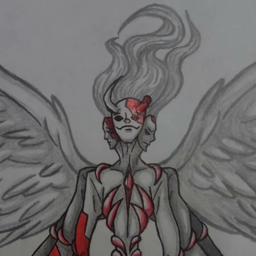 XWolf34373340's tweet photo. Olha só quem lembrou que tinha um Twitter para postar desenhos, para variar um pouco decidi postar um desenho no papel.

Esse é um OC meu, o nome dele é Azra, ele é parte de um grupo de 7 monstros chamado de Corrupted Sins que são parte de um RPG meu.

#oc #drawing #anomalia #7CS https://t.co/24f76bOO5A