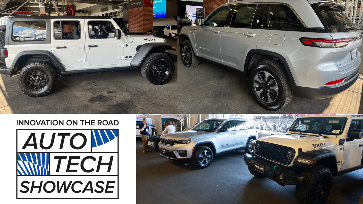 autosinnovate's tweet photo. #PHEVs offer ability to drive fully electric for short trips or gas for far-flung adventures.
@Stellantis #Jeep4xe #PHEV
#AutoTechShowcase https://t.co/Zu111XQiI5