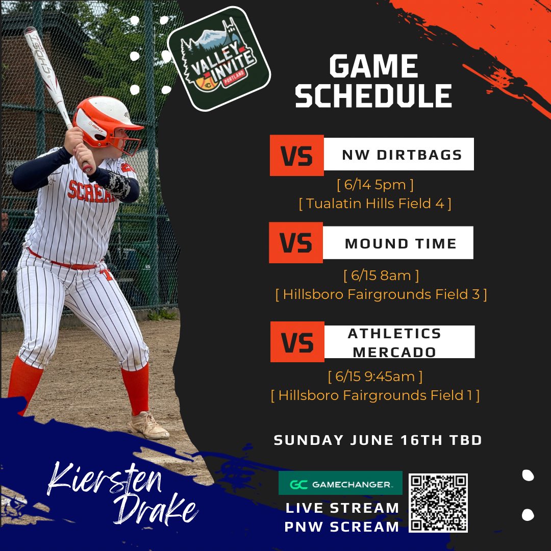 KDrake2026's tweet photo. Headed to The Valley Invite in Portland Oregon. Excited to go to the Western Oregon University and Iowa State camp tomorrow! π§‘ππ₯
.
@TCSFastpitch @CoachPinkerton @alyboytz @WOUSoftball @CycloneSB
@MSUBSoftball @SoftballEOU
#valleyinvite #tcsfastpitch #GoScream https://t.co/U04chLb4uS