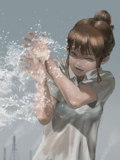 #暑いのでひやっとする絵を貼る皆さん熱中症には気を付けて 