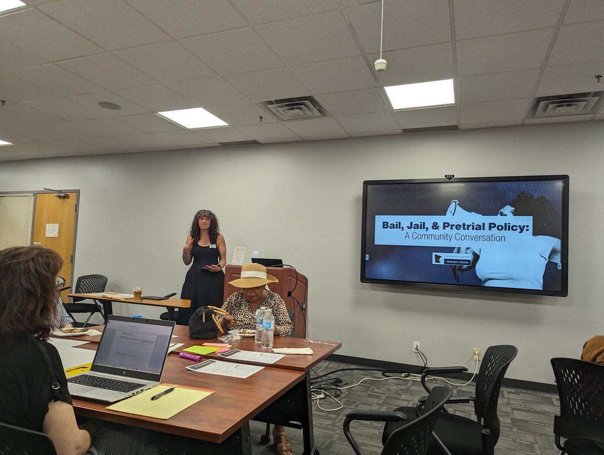 JTerrell41's tweet photo. Tonight the @MinnJRC held a listening session to learn from community what values they want to see underline the MN pretrial system. A system that is long overdue for a system upgrade. #FreedomShouldBeFree https://t.co/ZSbVnfJpG9