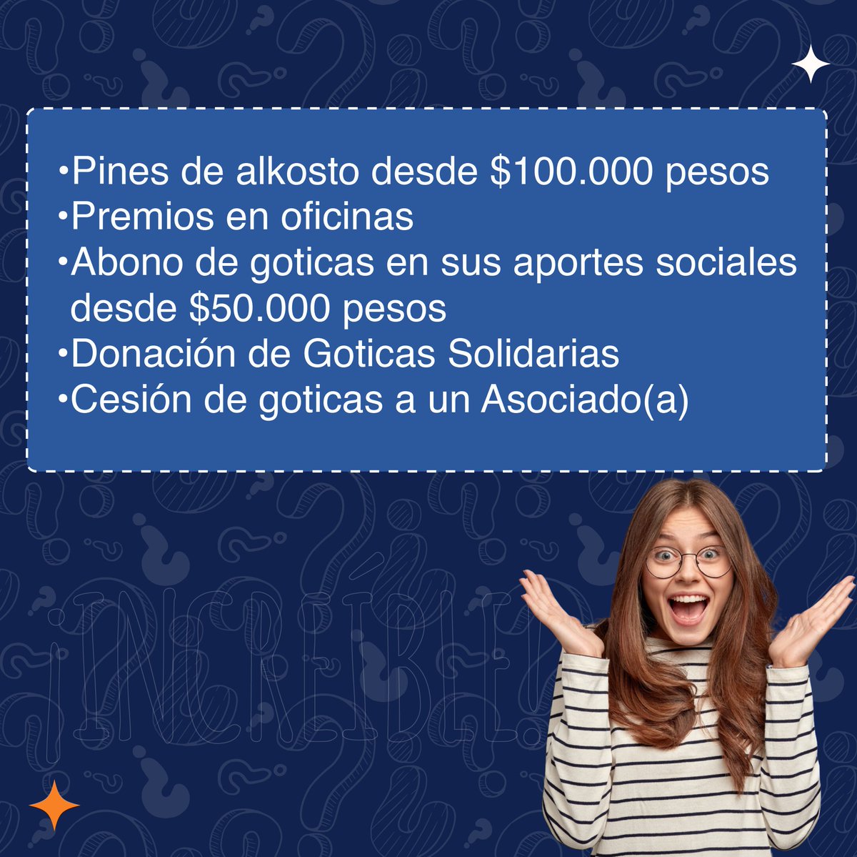 Coopcanapro's tweet photo. Descubre todos los beneficios de las Goticas Solidarias en https://t.co/e5401KqVee. Obten y redime tus Goticas. ¡Para Crecer juntos! #ParaCrecerJuntos #Coopcanapro #Ahorro #Credito #Cooperativa https://t.co/n9zsSXk9S8