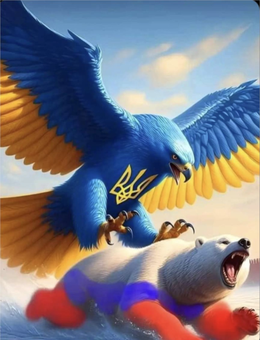 amriana's tweet photo. @ZelenskyyUa God Speed President @ZelenskyyUa 

#GodIsWithUkraine 

#Ukraine must win, there are NO other OPTIONS!
SANCTIONS MUST STAY!!! 
Bad, inhuman behavior has consequences #Ruzzia!!! 
You have learned nothing from 
WWll - #Putin! 

Respectfully:
#TheInternationalResistance 
🇺🇦💪🙏 https://t.co/R46kCswzNQ