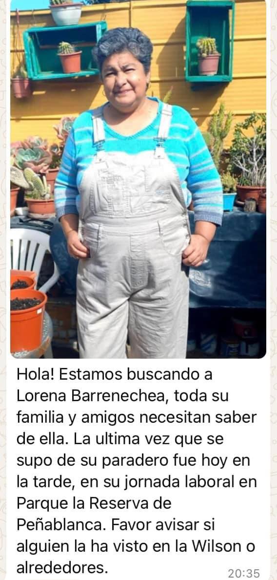 _Coni_Nicole_'s tweet photo. @sitiodelsuceso esa es la persona perdida https://t.co/loJXzgvwFV