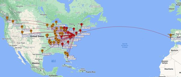 Pennsteven's tweet photo. A little "after painting" reward #POTA with the #SW3B at US-8855. 2 hours, 5 watts, and 53 contacts. #QRP #CW https://t.co/8r2bIOgPoy