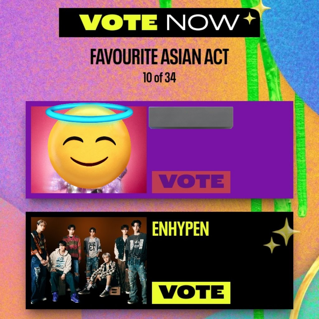 seungcfe's tweet photo. EN-TTENTION ‼️ 

Let's start our day by voting #ENHYPEN on KCA 2024 "Favourite Asian Act". You can vote 100x per device &amp; category. Please do encourage your tl to vote as well.   

🌐https://t.co/76oShb4SWV 

ENGENES CHOICE IS ENHYPEN 
#VoteforENHYPENonKCA 
#FavoriteAsianArtist https://t.co/zOcXda5lrZ