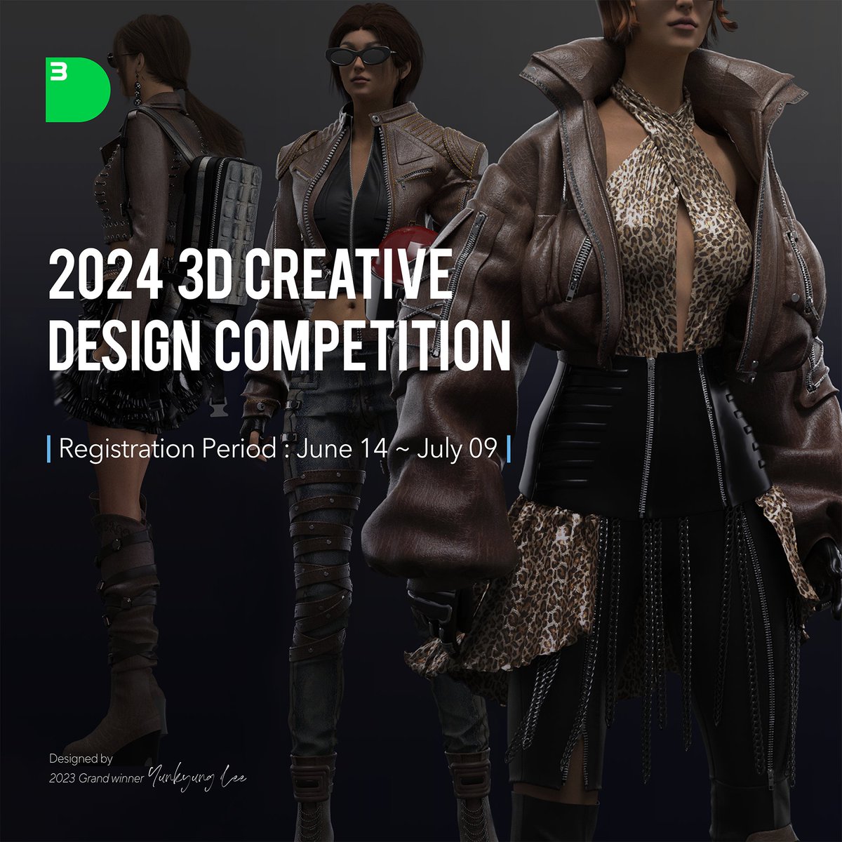 Ready, Set, CLO! The 3D Creative Design Competition is back with a new theme! With a grand prize of $8,000, this is your opportunity to show off your creative ideas and CLO expertise. 

Check out the details here!
👉️ ktextile3d.com/pages/main.php…

#CLO #digitalfashion #designcontest
