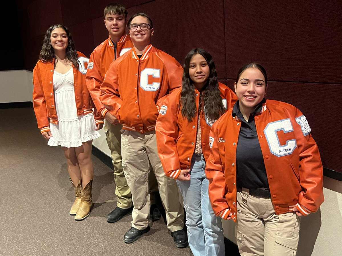 Canutillo ISD (@canutilloisd) on Twitter photo The 2028 Cohort of Canutillo High’s Law Enforcement PTECH Academy received their incoming class pins on Thursday.
During the ceremony, several incoming sophomores who already earned college credit through PTECH received their letterman’s jacket. 
Welcome, cadets! #VivaCanutillo The 2028 Cohort of Canutillo High’s Law Enforcement PTECH Academy received their incoming class pins on Thursday.
During the ceremony, several incoming sophomores who already earned college credit through PTECH received their letterman’s jacket. 
Welcome, cadets! #VivaCanutillo