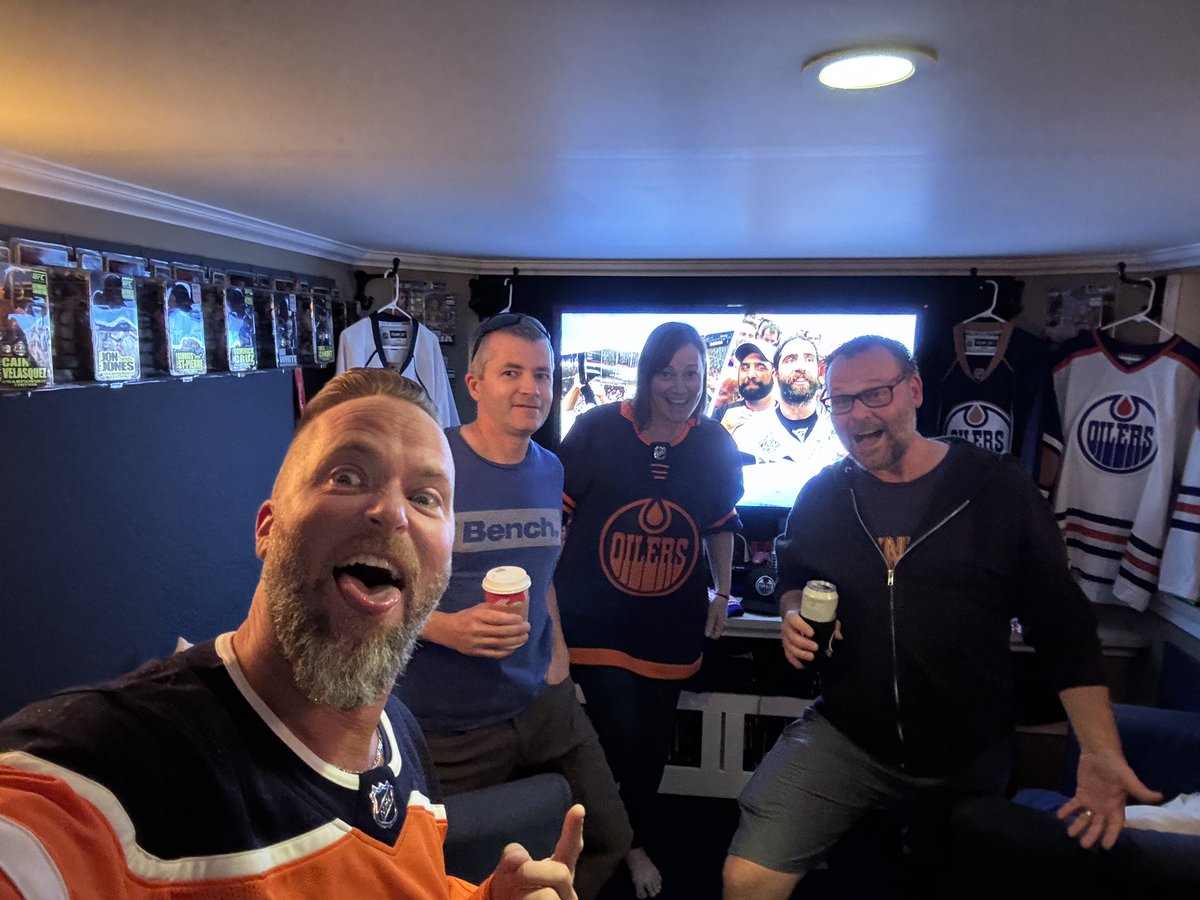 ShirtGuyMMA's tweet photo. Stanley Cup finals, Game 3 Let’s go !!!!! #oilersrolecall #oilernation #edmonton #oilers #letsgooilers #oilersfan #goOilers #nhlplayoffs #LFG #stanleycupfinals https://t.co/19nL2Gp7Df