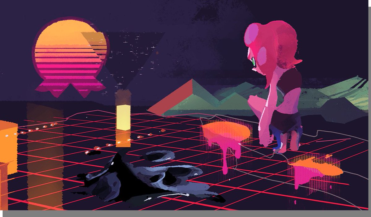 its crazy how its been 6 years since we all experienced the best splatoon aesthetic that they ever created  😭