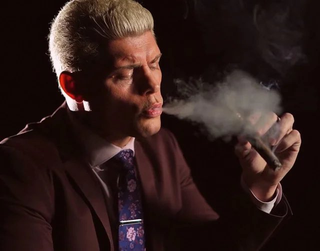 Idk man, Cody Rhodes, the American Nightmare, looks pretty badass smoking  this cigar