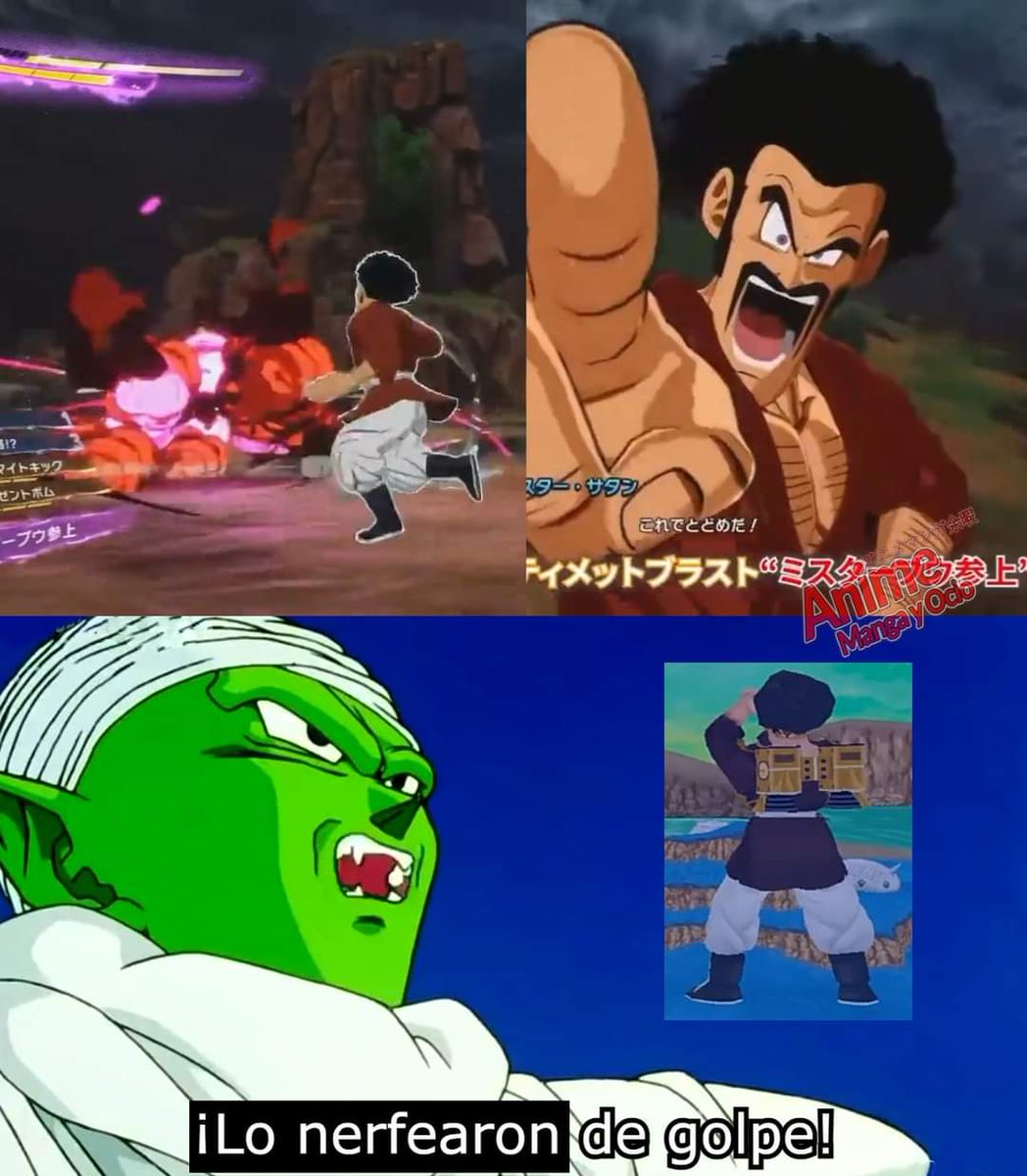 CondorPana's tweet photo. Que pedo le quitaron a Mr Satan su Jet-pack https://t.co/s3s3Q7uimt