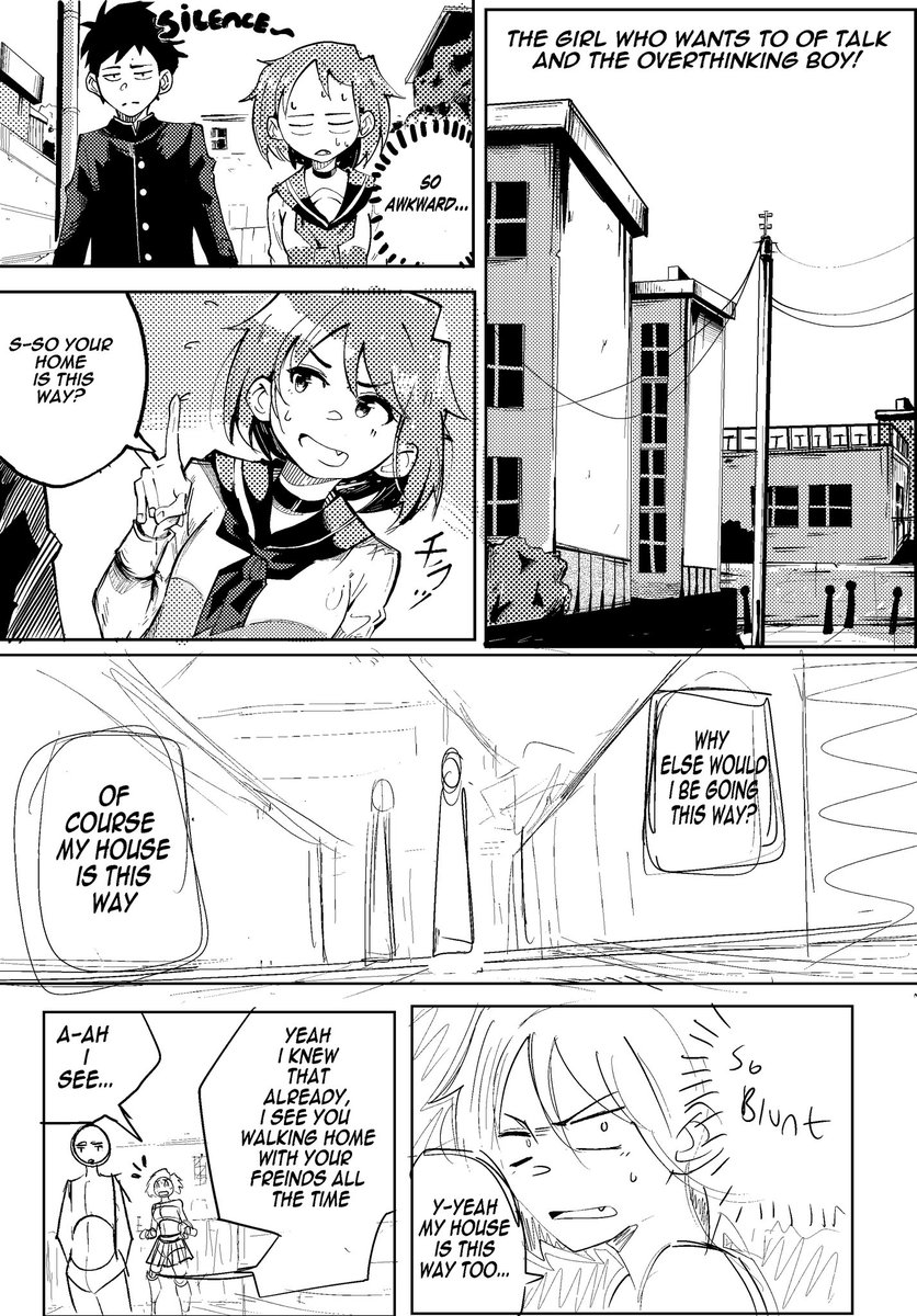 The Overthinking Boy (4 page storyboard) 