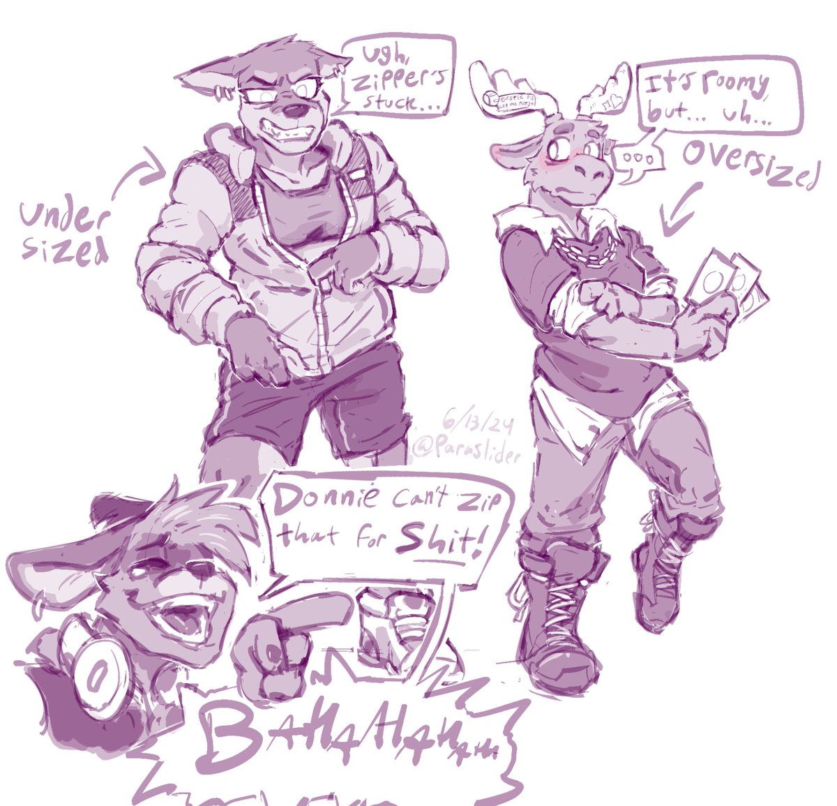Paraslider's tweet photo. my buds had a clothes swap idea and here we are #FvFgame https://t.co/43M6Kg25VQ