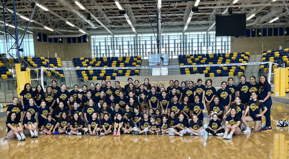 Thank you <a href="/Nolasco_EHS/">Jennifer Nolasco-Mata</a> <a href="/EastwoodVball/">Eastwood Volleyball</a> for your time and showing our kiddos the fundamentals! They had a blast
