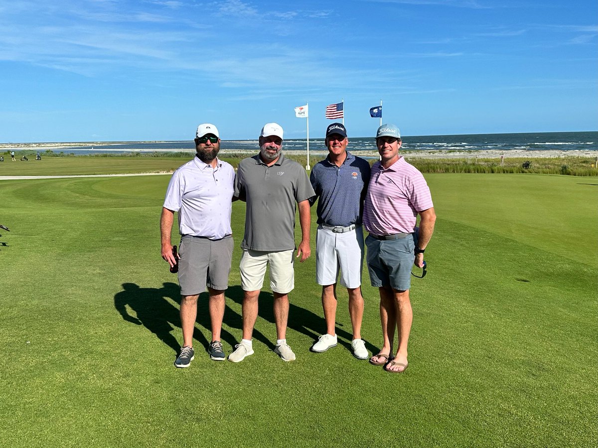 LindenBuilds's tweet photo. We had a great time supporting ULI South Carolina at their 2nd Annual Golf Tournament yesterday! We partnered up with Shrout Tate Wilson Engineers and enjoyed the most beautiful weather while playing the Ocean Course on Kiawah Island. https://t.co/cK1rjnoV9Z
