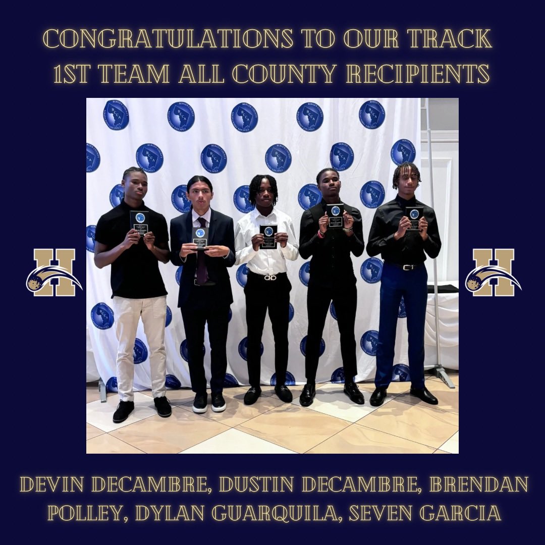 Congratulations to our 1st Team All County Recipients!!!!