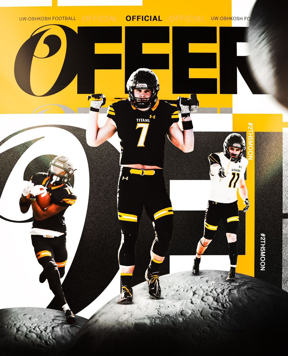 After a great talk with <a href="/Coach_Worsell/">Rich Worsell</a> I’m blessed to have received my first offer from <a href="/UWOFootball/">UW-Oshkosh Football</a>!