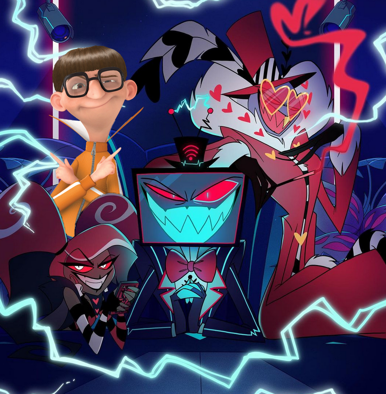 thenerdydemon1's tweet photo. Chat the fourth vee for hazbin season 2 is revealed https://t.co/9aJaXkoDRl