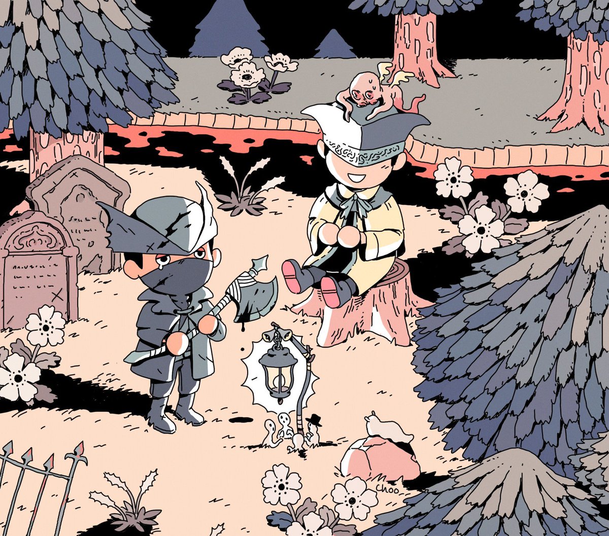 VideoArtGame's tweet photo. Bloodborne x Animal Crossing

Artist: @chootalks https://t.co/0kDXZ8zBOv