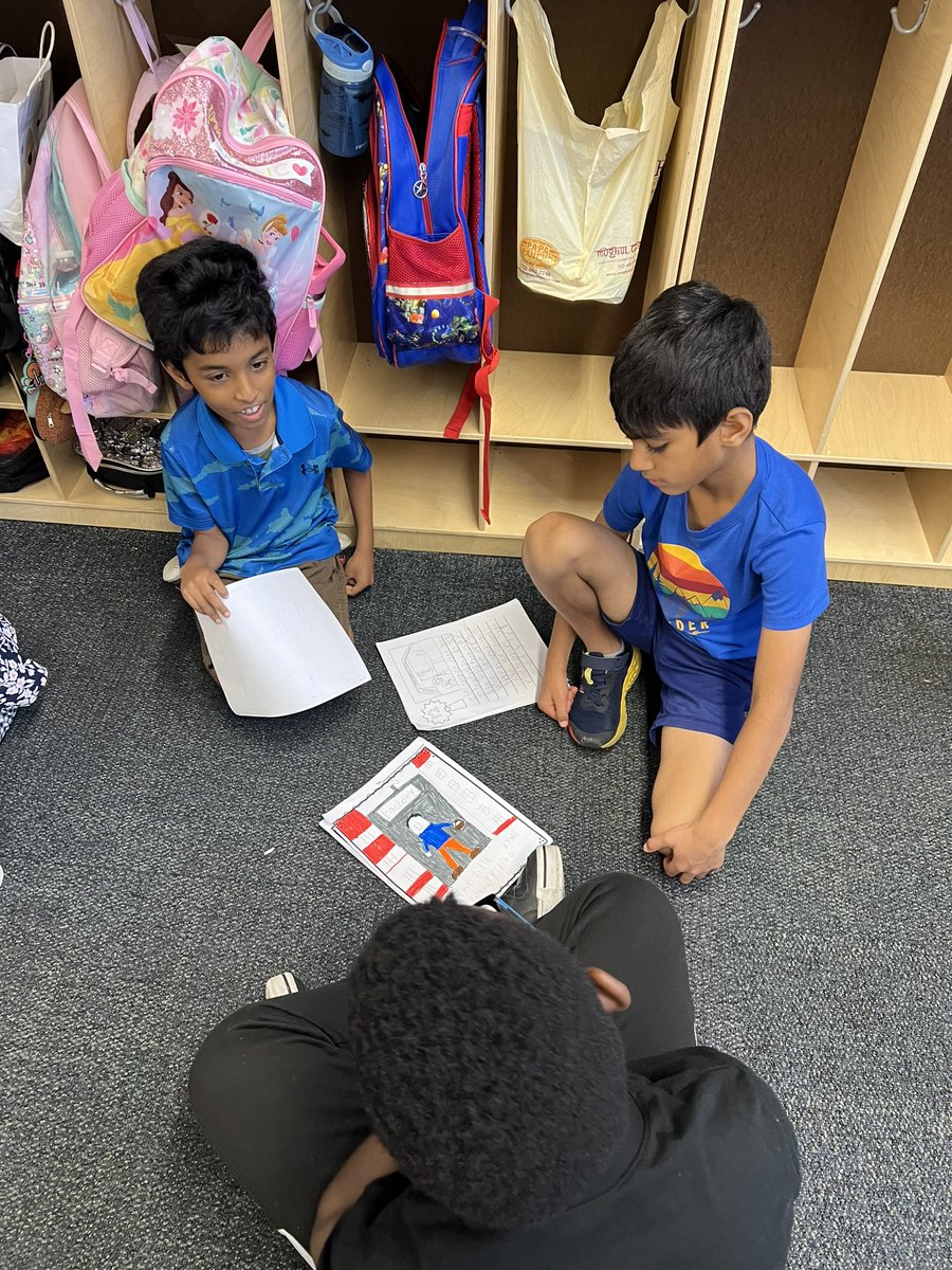 We had an awesome time today reading our fairytales with our first grade buddies in Ms. Josephson’s class! 📚