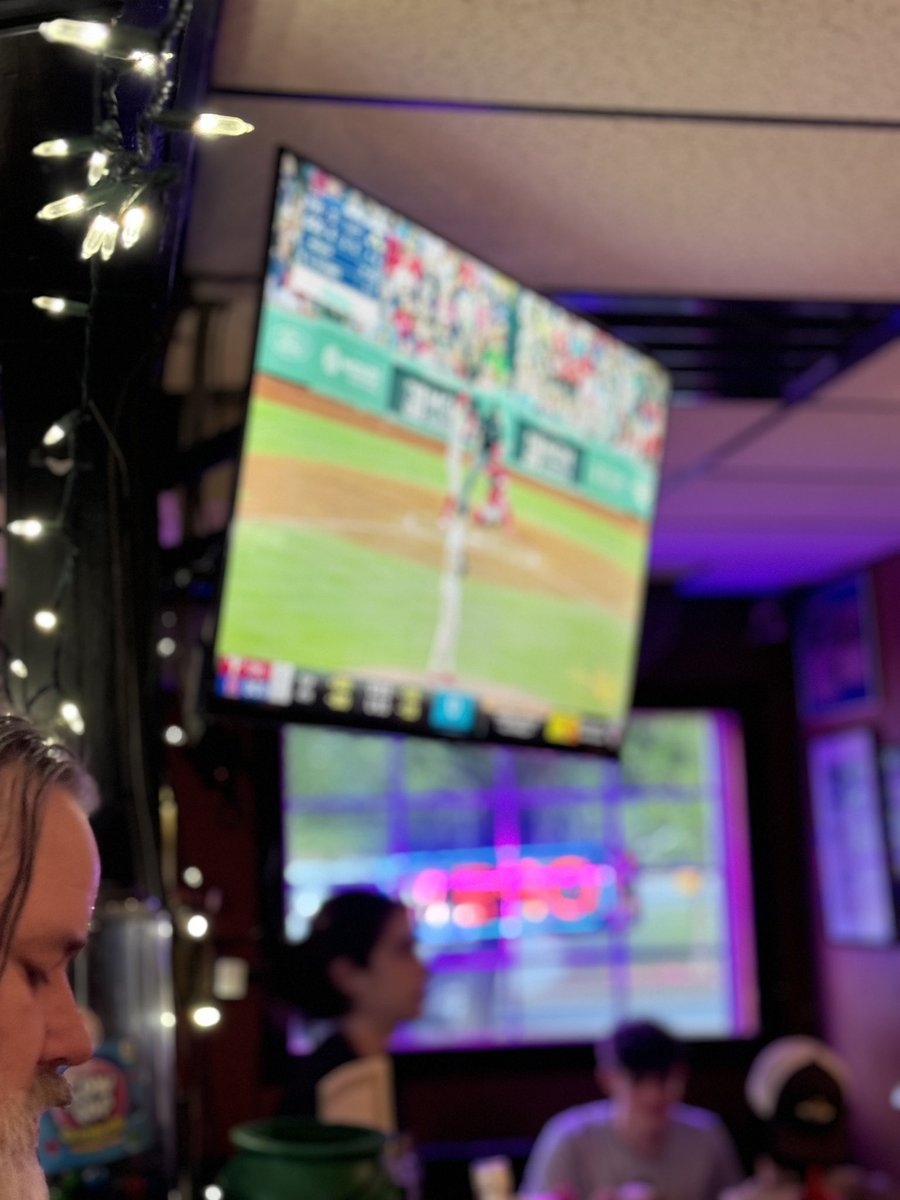 petelapp's tweet photo. Stopped by #viennainn with friends fully expecting to see @Mpolymer watching the Sox beat on the Phils (for now), but alas he wasn’t here. That said, one less book for sale there https://t.co/UPiJGqVfDY