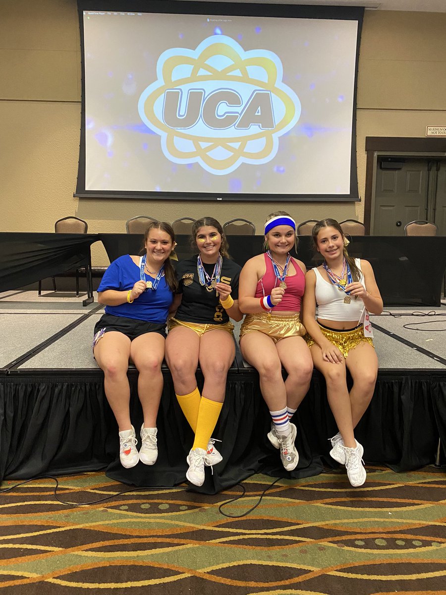 cheermfhs's tweet photo. Our All American Cheerleaders 📣 

Congratulations Natalie, Addisen, Ella, and Allie! We are proud of you 👏🏼 https://t.co/ICScsYXxtj