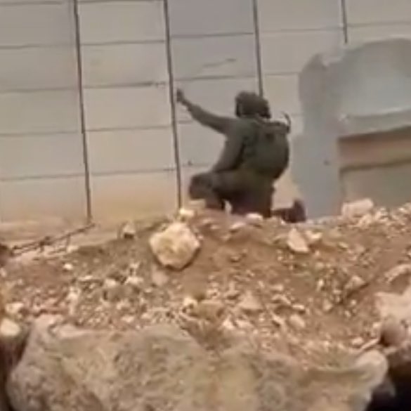 MorganC000's tweet photo. When a modernized army, largely driven by prophetic religious beliefs and ancient history starts using archaic weapons in videos that look digitally engineered, it might be wise to take a closer look at all of it and consider the symbolism or potential prelude of what's to come instead of lame, cohesive commentary.