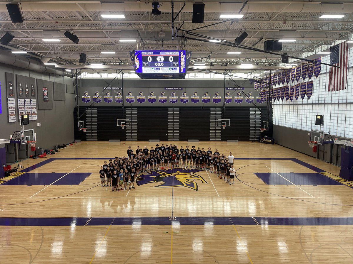 waukeehoops's tweet photo. And that’s a wrap for the 2024 Waukee Youth Basketball Camp! Thank you to all of those who attended for a great first week of summer! 

#GoWarriors https://t.co/rWlHidvFB6