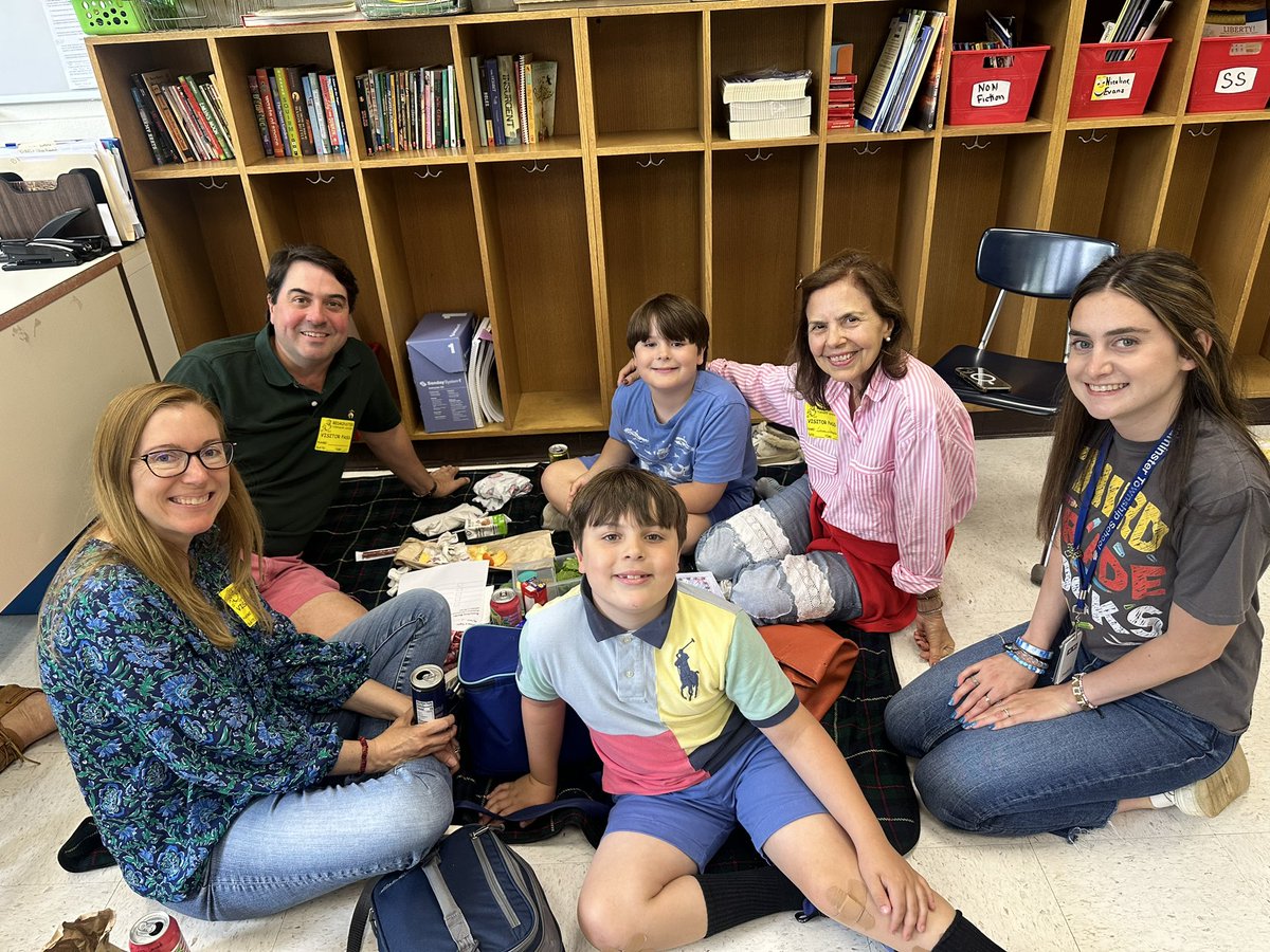 Today our #BedminsterSchool 3rd Gr. students, teachers, &amp; families celebrated the hard work from the poetry unit at the poetry picnic. Thanks to the families who were able to make it and support the writing and creativity of our students. @jgiordanobts #familyengagement #poetry