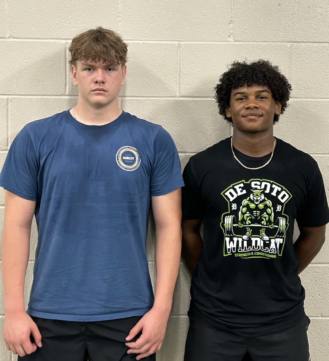 Congratulations to our Week 1 lifters of the week! Upperclassmen John Chapman and Brayson Rogers and Underclassmen Nico Martinez and Jaxon Thomas! These guys led the way this week! Lots of Wildcats deserving but these 4 stood out above the rest! #OutWorkOutHitOutWant