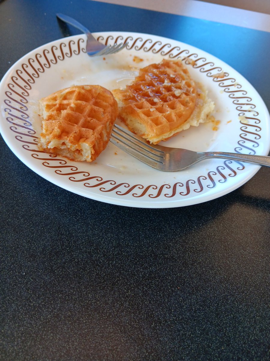 y'all can keep.your fancy cheesecakes and your flambes and your pies - none of those are worthy in this ol' waffler's eyes...