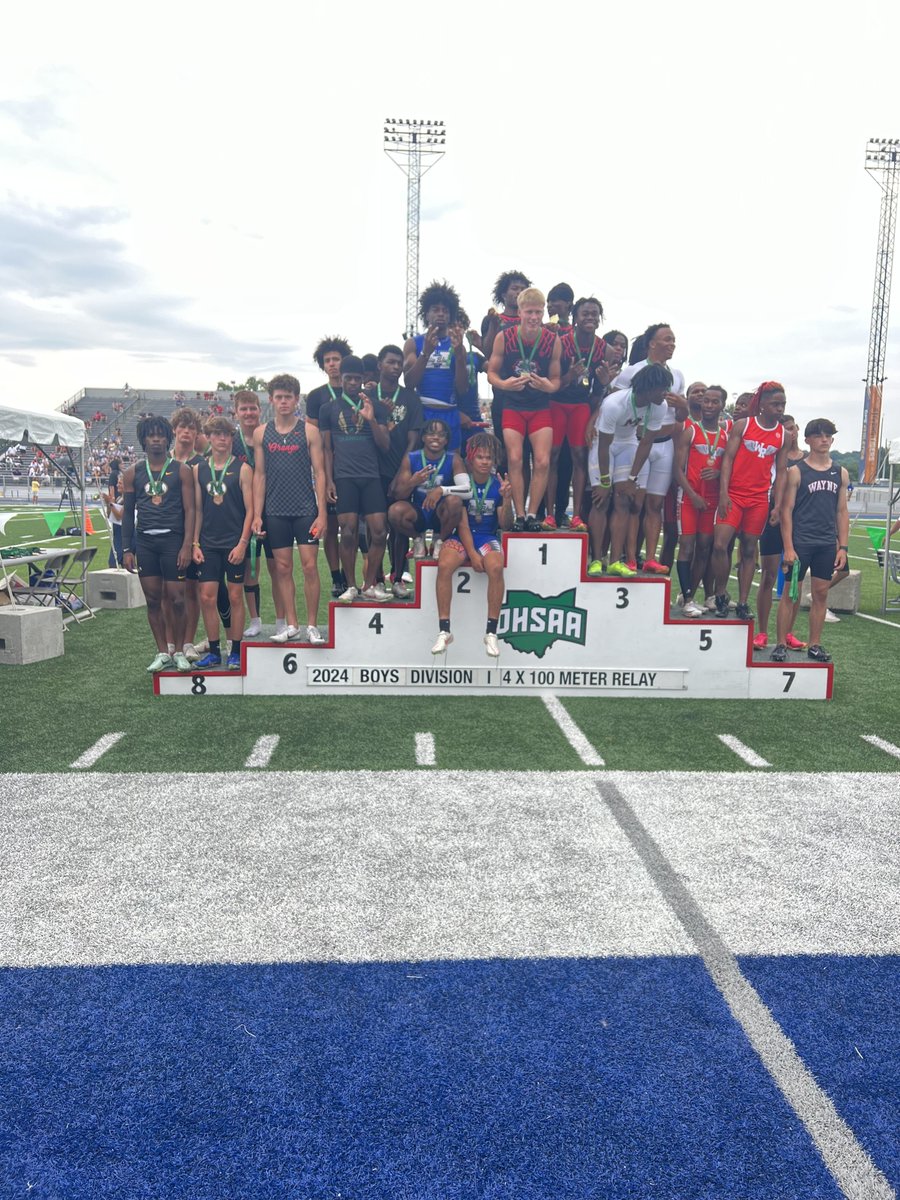 WE have some OHSAA STATE CHAMPIONS across our district! 🌟🎉🤩🏆️
Let's hear it for: 
🏆️Landyn Bomar, Lakota East: Seated Shot Put State Champion 
🏆️Kenyon Norman, Amare Minor, Rece Mason &amp; Joel Nimoh, Lakota West: 4x100 Relay State Champions 

Congratulations!
#WEareLakota