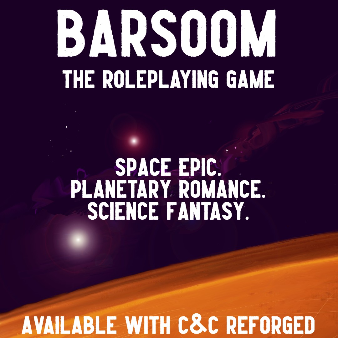 trolllordgames's tweet photo. Set your next game in the red sands of Mars! A setting primer for Barsoom will be included with every pledge for C&amp;C Reforged on Kickstarter. Launches June 10th! 

Don't miss an update and redeem a free Player's Handbook: https://t.co/aJUBfy9jMD

#playcnc #barsoom #princessofmars https://t.co/99Q6nYPkuy