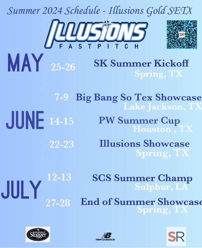 Summer Schedule