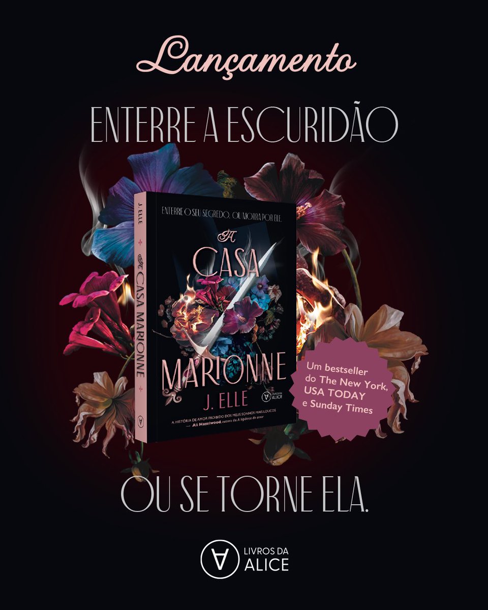 A CASA MARIONNE ESTÁ ENTRE NÓS! 💜

A Casa Marionne é minha primeira romantasia dark young adult! Misturando dark academia, um mundo fantástico, magia, uma elite social e um romance proibido, A Casa Marionne já conquistou milhares de leitores 🥀🗡️