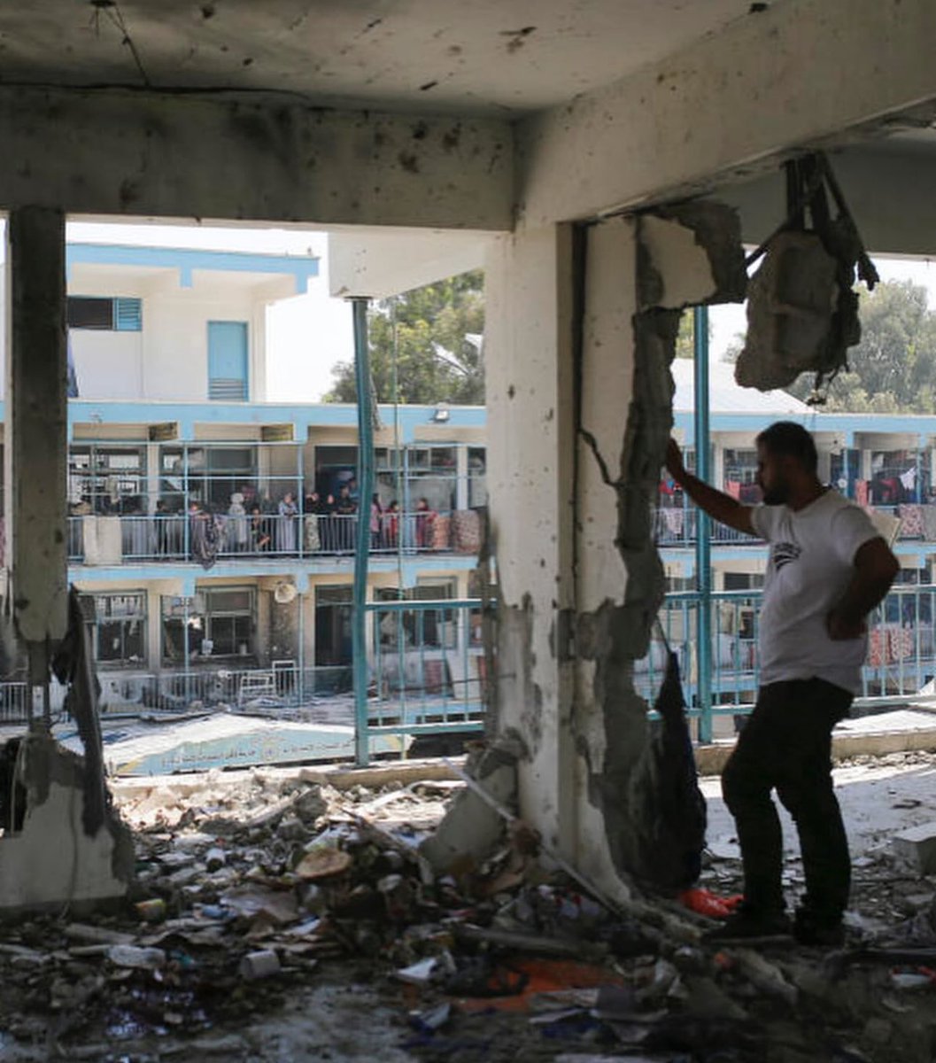 40 PALESTINIANS WERE MURDERED AFTER ISRAEL STRUCK A UN SCHOOL. AT LEAST 23 OF THOSE WERE CHILDREN. ANOTHER MASSACRE HAPPENED AND THE WORLD IS SILENT.