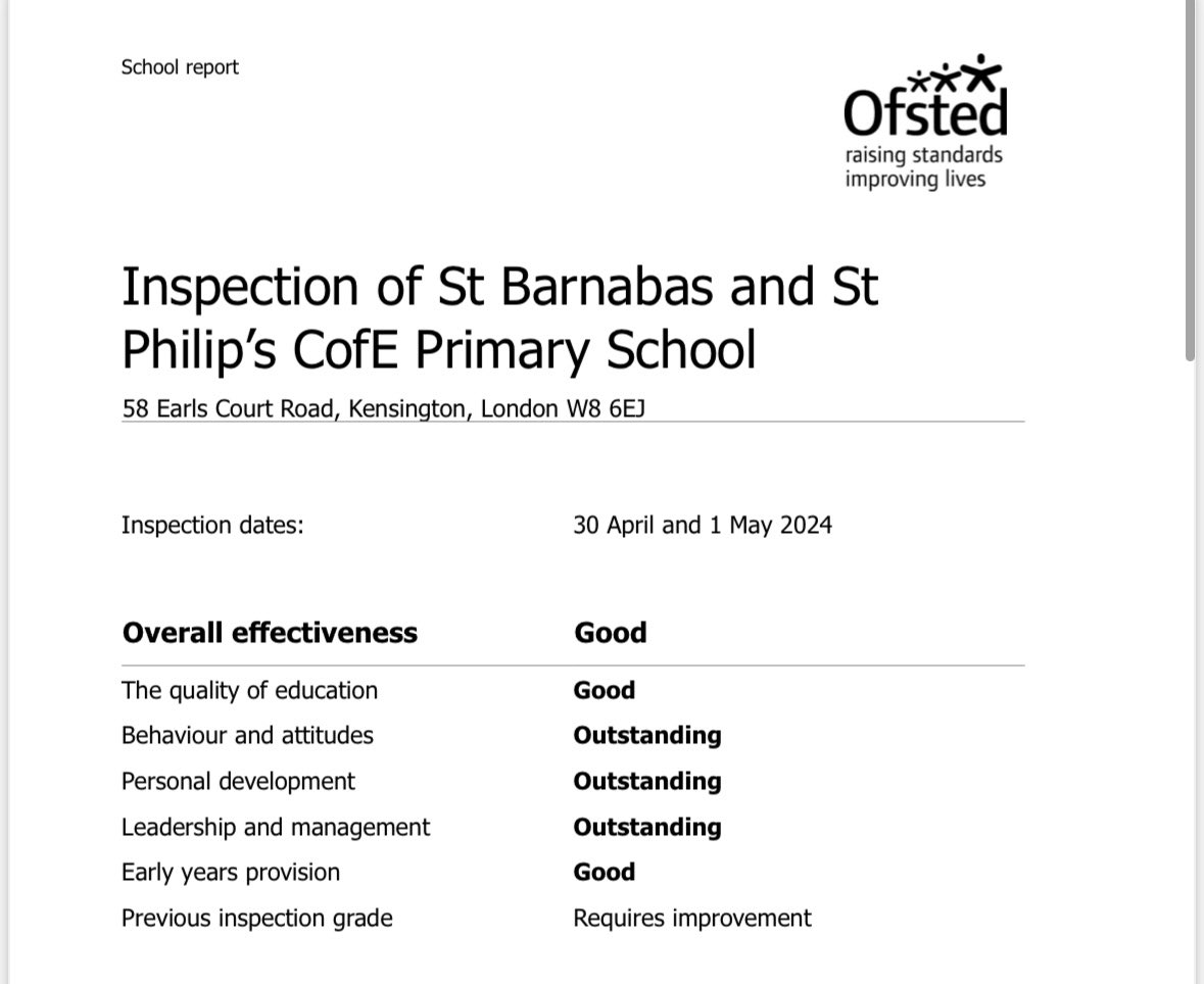 St Barnabas and St Philip's Primary School tweet media