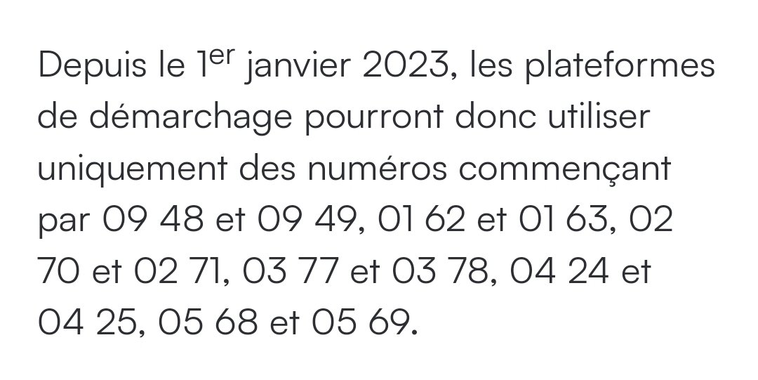 Gaaru_Bzh's tweet photo. @Flootoutcourt Je repose cette image pour ceux qui sont pas au courant

+ vous pouvez les bloquer directement sur Android, pas besoin d'appel, juste bloqué les séries (+33948*/etc...) https://t.co/YO0U4JeewR