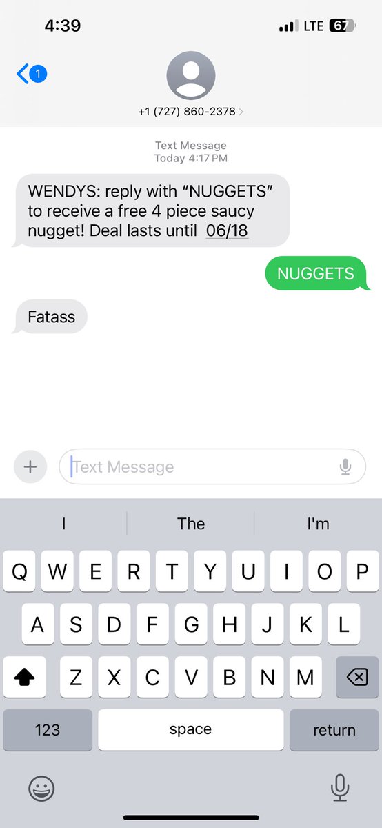RisslingTanner's tweet photo. @Wendys keeping me humble 💀 https://t.co/LzX0mj04Zq