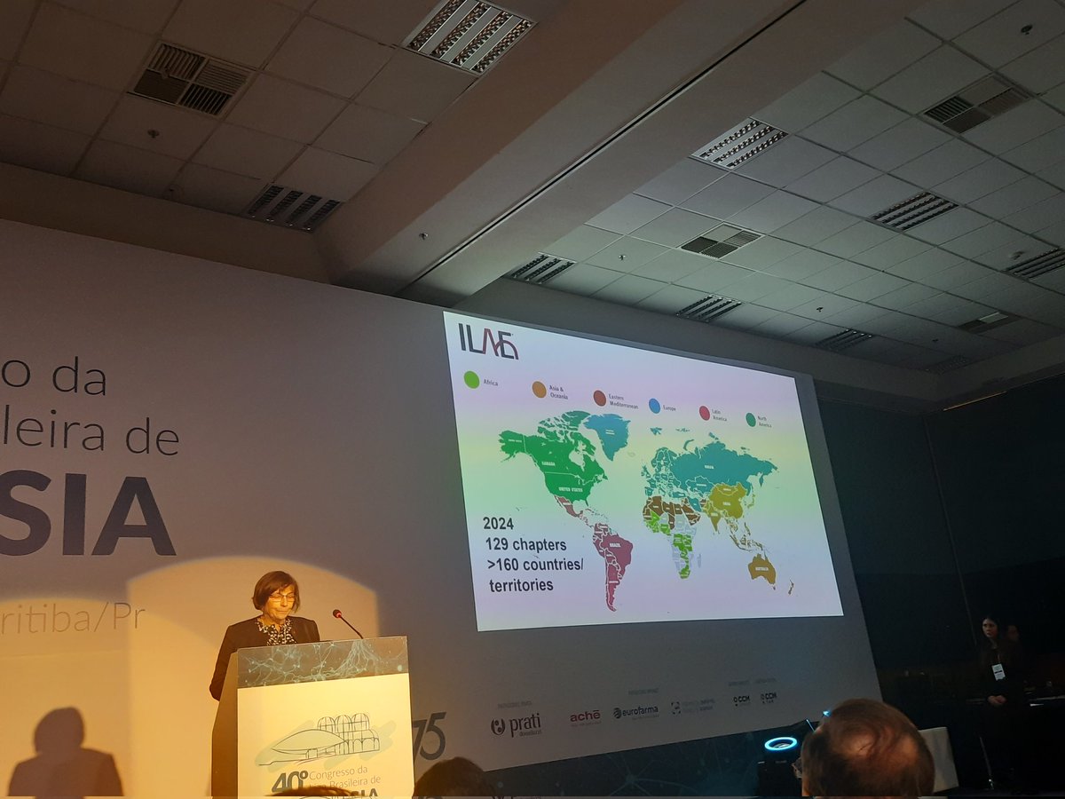 LBEpilepsia's tweet photo. Conferência magna da Profa Helen Cross, presidente da ILAE, no 40° Congresso da Liga Brasileira de Epilepsia em Curitiba-PR.
@IlaeWeb 
@ilae_pt 
@IlaeEs 
#40ocongressodaLBE https://t.co/4ew0nKgcgi