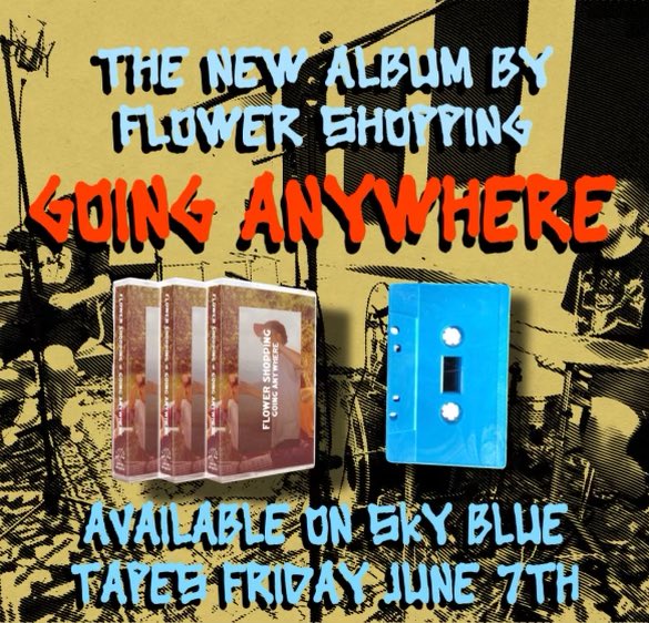 CavemanTapes's tweet photo. Excited to announce that the next Cavemanrelease will be the “Going Anywhere” ep by Flower Shopping!!!Tapes go live at noon! See y’all there https://t.co/AJ34gjvEzH