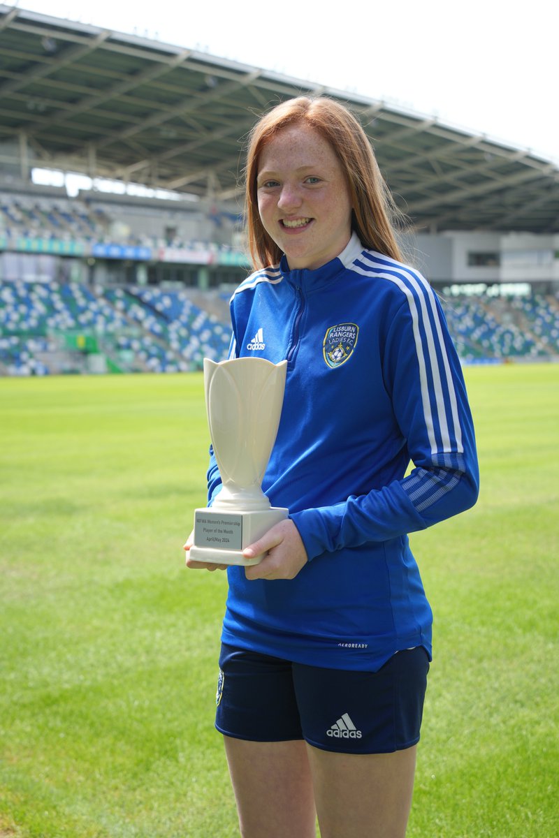 NI Football Writers' Association (@nifwa) on Twitter photo Gracie Conway is the Sports Direct Women's Premiership Player of the Month for April/May๐
Conway has made a superb start to the season, with her 6 goals in 5 games helping <a href="/LisburnRangers/">Lisburn Rangers</a> to win their opening 3 top flight fixtures and reach their first ever senior cup final. Gracie Conway is the Sports Direct Women's Premiership Player of the Month for April/May๐
Conway has made a superb start to the season, with her 6 goals in 5 games helping <a href="/LisburnRangers/">Lisburn Rangers</a> to win their opening 3 top flight fixtures and reach their first ever senior cup final.