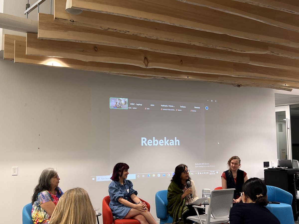 KdnNour's tweet photo. Very honoured to present @MusicFromhope in a panel discussion on  Fostering integration through the arts: Insights from practitioners . 
Thanks to @torontoartscouncil  for suggesting my name and for their support throughout the years.  Thanks to @torontomet  for hosting the event https://t.co/YOaiFlc4gw