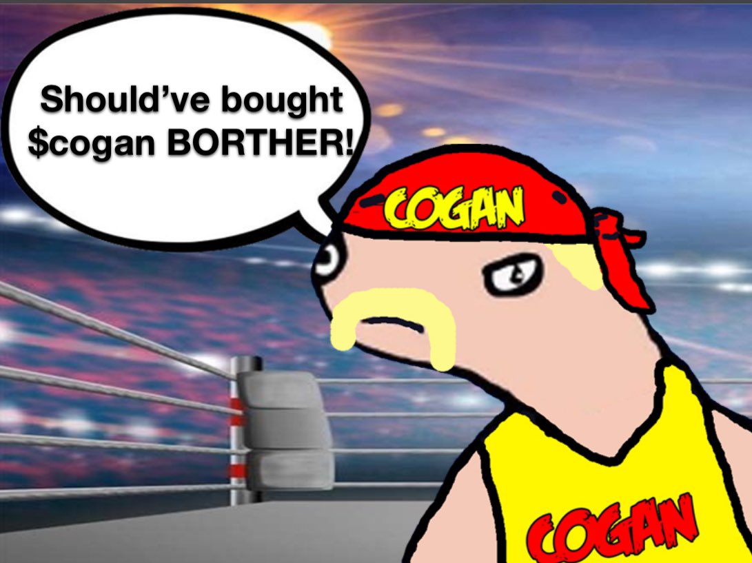 🤷🏼‍♂️ welp! Shoulda bought $cogan Borther! 💪🏼