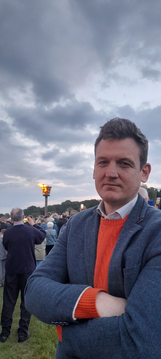 StuartBradyLab's tweet photo. A moving way to conclude a day of commemoration of 80 years since that heroic effort on D Day, up on Epsom Downs to witness the lighting of the beacon. https://t.co/CmE9nzP6pW